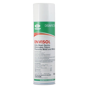 Theochem Laboratories wholesale. Envisol Aerosol Disinfecting Deodorizer, Neutral, 20 Oz, 12-carton. HSD Wholesale: Janitorial Supplies, Breakroom Supplies, Office Supplies.