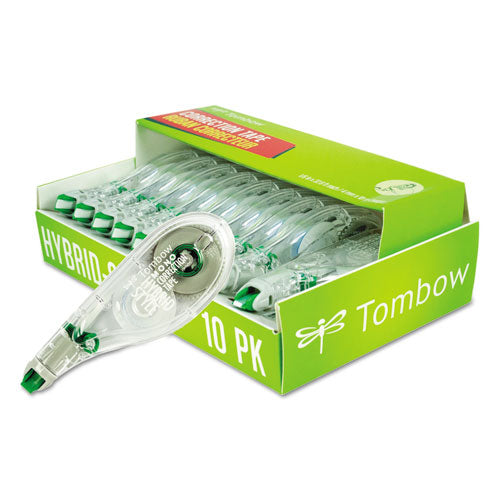 Tombow® wholesale. Mono Hybrid Style Correction Tape, 1-6" X 394", Non-refillable, 10-pack. HSD Wholesale: Janitorial Supplies, Breakroom Supplies, Office Supplies.