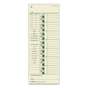 TOPS™ wholesale. TOPS Time Card For Acroprint-simplex, Weekly, Two-sided, 3 1-2 X 9, 500-box. HSD Wholesale: Janitorial Supplies, Breakroom Supplies, Office Supplies.