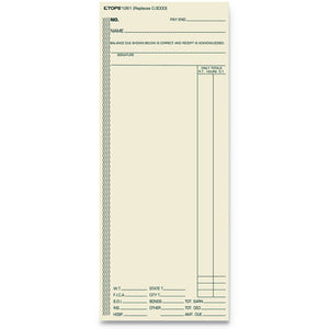 TOPS™ wholesale. TOPS Acroprint-amano-cincinnati-lathem Time Card, Weekly, 3 3-8 X 8 1-4, 500-box. HSD Wholesale: Janitorial Supplies, Breakroom Supplies, Office Supplies.