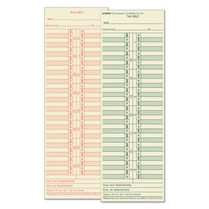 TOPS™ wholesale. TOPS Time Card For Cincinnati-lathem-simplex-acroprint, Semi-monthly, 500-box. HSD Wholesale: Janitorial Supplies, Breakroom Supplies, Office Supplies.