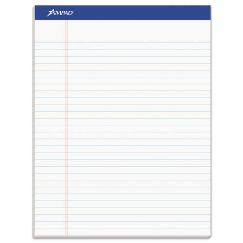 Ampad® wholesale. Recycled Writing Pads, Wide-legal Rule, 8.5 X 11.75, White, 50 Sheets, Dozen. HSD Wholesale: Janitorial Supplies, Breakroom Supplies, Office Supplies.