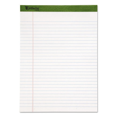 Ampad® wholesale. Earthwise By Oxford Recycled Pad, Wide-legal Rule, 8.5 X 11.75, White, 50 Sheets, Dz. HSD Wholesale: Janitorial Supplies, Breakroom Supplies, Office Supplies.
