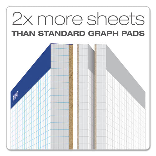 Ampad® wholesale. Quad Double Sheet Pad, 4 Sq-in Quadrille Rule, 8.5 X 11.75, White, 100 Sheets. HSD Wholesale: Janitorial Supplies, Breakroom Supplies, Office Supplies.