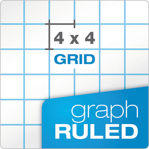 Ampad® wholesale. Quad Double Sheet Pad, 4 Sq-in Quadrille Rule, 8.5 X 11.75, White, 100 Sheets. HSD Wholesale: Janitorial Supplies, Breakroom Supplies, Office Supplies.