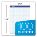 Ampad® wholesale. Quad Double Sheet Pad, 4 Sq-in Quadrille Rule, 8.5 X 11.75, White, 100 Sheets. HSD Wholesale: Janitorial Supplies, Breakroom Supplies, Office Supplies.