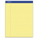 Ampad® wholesale. Perforated Writing Pads, Wide-legal Rule, 8.5 X 11.75, Canary, 50 Sheets, Dozen. HSD Wholesale: Janitorial Supplies, Breakroom Supplies, Office Supplies.