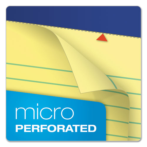 Ampad® wholesale. Perforated Writing Pads, Wide-legal Rule, 8.5 X 11.75, Canary, 50 Sheets, Dozen. HSD Wholesale: Janitorial Supplies, Breakroom Supplies, Office Supplies.