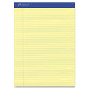 Ampad® wholesale. Perforated Writing Pads, Narrow Rule, 8.5 X 11.75, Canary, 50 Sheets, Dozen. HSD Wholesale: Janitorial Supplies, Breakroom Supplies, Office Supplies.