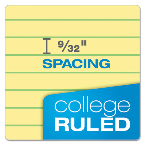 Ampad® wholesale. Double Sheet Pads, Medium-college Rule, 8.5 X 11.75, Canary, 100 Sheets. HSD Wholesale: Janitorial Supplies, Breakroom Supplies, Office Supplies.