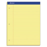 Ampad® wholesale. Double Sheet Pads, Wide-legal Rule, 8.5 X 11.75, Canary, 100 Sheets. HSD Wholesale: Janitorial Supplies, Breakroom Supplies, Office Supplies.