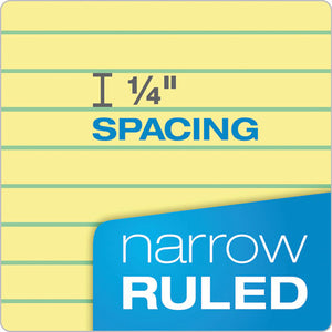 Ampad® wholesale. Double Sheet Pads, Narrow Rule, 8.5 X 11.75, Canary, 100 Sheets. HSD Wholesale: Janitorial Supplies, Breakroom Supplies, Office Supplies.