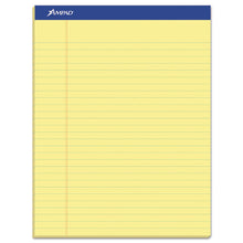 Load image into Gallery viewer, Ampad® wholesale. Recycled Writing Pads, Wide-legal Rule, 8.5 X 11.75, Canary, 50 Sheets, Dozen. HSD Wholesale: Janitorial Supplies, Breakroom Supplies, Office Supplies.