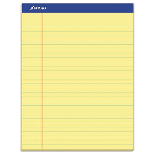 Ampad® wholesale. Recycled Writing Pads, Wide-legal Rule, 8.5 X 11.75, Canary, 50 Sheets, Dozen. HSD Wholesale: Janitorial Supplies, Breakroom Supplies, Office Supplies.