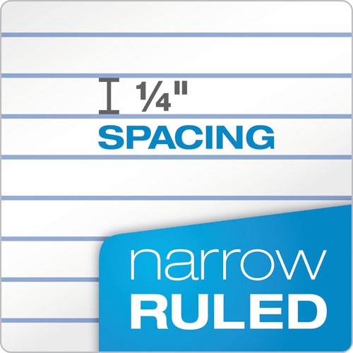 Ampad® wholesale. Double Sheet Pads, Narrow Rule, 8.5 X 11.75, White, 100 Sheets. HSD Wholesale: Janitorial Supplies, Breakroom Supplies, Office Supplies.