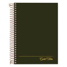 Load image into Gallery viewer, Ampad® wholesale. Gold Fibre Personal Notebooks, 1 Subject, Medium-college Rule, Classic Green Cover, 7 X 5, 100 Sheets. HSD Wholesale: Janitorial Supplies, Breakroom Supplies, Office Supplies.