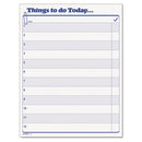 TOPS™ wholesale. TOPS "things To Do Today" Daily Agenda Pad, 8 1-2 X 11, 100 Forms. HSD Wholesale: Janitorial Supplies, Breakroom Supplies, Office Supplies.