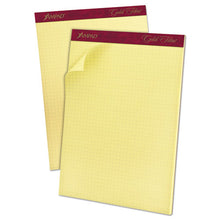 Load image into Gallery viewer, Ampad® wholesale. Gold Fibre Canary Quadrille Pads, 4 Sq-in Quadrille Rule, 8.5 X 11.75, Canary, 50 Sheets. HSD Wholesale: Janitorial Supplies, Breakroom Supplies, Office Supplies.