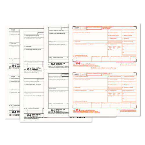 TOPS™ wholesale. TOPS W-2 Tax Forms, 4-part, 5 1-2 X 8 1-2, Inkjet-laser, 50 W-2s And 1 W-3. HSD Wholesale: Janitorial Supplies, Breakroom Supplies, Office Supplies.