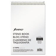 Ampad® wholesale. Steno Books, Gregg Rule, Tan Cover, 6 X 9, 80 Green Tint Sheets. HSD Wholesale: Janitorial Supplies, Breakroom Supplies, Office Supplies.