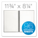 TOPS™ wholesale. TOPS Royale Wirebound Business Notebook, College, Black-gray, 11.75 X 8.25, 96 Sheets. HSD Wholesale: Janitorial Supplies, Breakroom Supplies, Office Supplies.