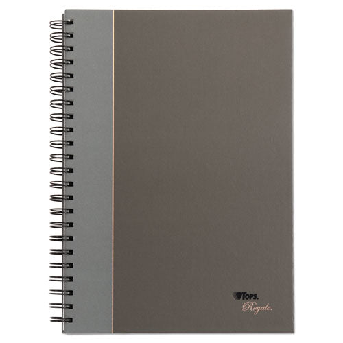 TOPS™ wholesale. TOPS Royale Wirebound Business Notebook, College, Black-gray, 11.75 X 8.25, 96 Sheets. HSD Wholesale: Janitorial Supplies, Breakroom Supplies, Office Supplies.