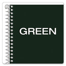 Oxford™ wholesale. Earthwise By 100% Recycled One-subject Notebook, 1 Subject, Narrow Rule, Green Cover, 8 X 5, 80 Sheets. HSD Wholesale: Janitorial Supplies, Breakroom Supplies, Office Supplies.