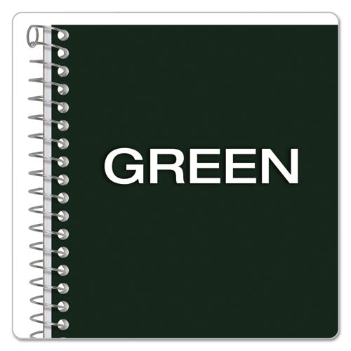 Oxford™ wholesale. Earthwise By 100% Recycled One-subject Notebook, 1 Subject, Narrow Rule, Green Cover, 8 X 5, 80 Sheets. HSD Wholesale: Janitorial Supplies, Breakroom Supplies, Office Supplies.