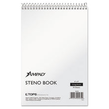 Load image into Gallery viewer, Ampad® wholesale. Steno Books, Gregg Rule, 6 X 9, White, 70 Sheets. HSD Wholesale: Janitorial Supplies, Breakroom Supplies, Office Supplies.