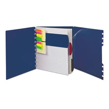 Load image into Gallery viewer, Ampad® wholesale. Versa Crossover Notebook, 1 Subject, Wide-legal Rule, Navy Cover, 11 X 8.5, 60 Sheets. HSD Wholesale: Janitorial Supplies, Breakroom Supplies, Office Supplies.