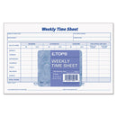 TOPS™ wholesale. TOPS Weekly Time Sheets, 5 1-2 X 8 1-2, 50-pad, 2-pack. HSD Wholesale: Janitorial Supplies, Breakroom Supplies, Office Supplies.
