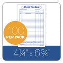 TOPS™ wholesale. TOPS Employee Time Card, Weekly, 4 1-4 X 6 3-4, 100-pack. HSD Wholesale: Janitorial Supplies, Breakroom Supplies, Office Supplies.