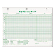 TOPS™ wholesale. TOPS Daily Attendance Card, 8 1-2 X 11, 50 Forms. HSD Wholesale: Janitorial Supplies, Breakroom Supplies, Office Supplies.