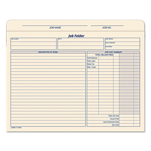 TOPS™ wholesale. TOPS Job Folder, Straight Tab, Letter Size, Manila, 20-pack. HSD Wholesale: Janitorial Supplies, Breakroom Supplies, Office Supplies.