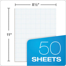 Load image into Gallery viewer, TOPS™ wholesale. TOPS Cross Section Pads, 4 Sq-in Quadrille Rule, 8.5 X 11, White, 50 Sheets. HSD Wholesale: Janitorial Supplies, Breakroom Supplies, Office Supplies.