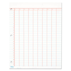 TOPS™ wholesale. TOPS Data Pad W-numbered Column Headings, 11 X 8.5, White, 50 Sheets. HSD Wholesale: Janitorial Supplies, Breakroom Supplies, Office Supplies.