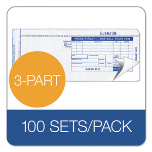 TOPS™ wholesale. TOPS Credit Card Sales Slip, 7 7-8 X 3-1-4, Three-part Carbonless, 100 Forms. HSD Wholesale: Janitorial Supplies, Breakroom Supplies, Office Supplies.