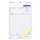 TOPS™ wholesale. TOPS Snap-off Job Work Order Form, 5 2-3" X 8 5-8", Three-part Carbonless, 50 Forms. HSD Wholesale: Janitorial Supplies, Breakroom Supplies, Office Supplies.