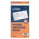 TOPS™ wholesale. TOPS Spiralbound Message Book, 2 3-4 X 5, Two-part Carbonless, 400-book. HSD Wholesale: Janitorial Supplies, Breakroom Supplies, Office Supplies.