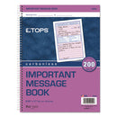 TOPS™ wholesale. TOPS Telephone Message Book, Fax-mobile Section, 5 1-2 X 3 3-16, Two-part, 200-book. HSD Wholesale: Janitorial Supplies, Breakroom Supplies, Office Supplies.
