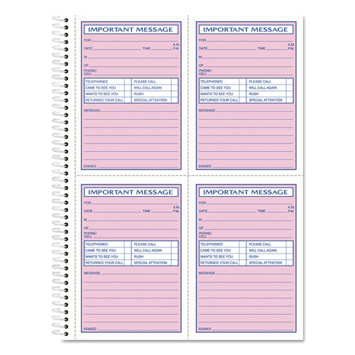 TOPS™ wholesale. TOPS Telephone Message Book, Fax-mobile Section, 5 1-2 X 3 3-16, Two-part, 400-book. HSD Wholesale: Janitorial Supplies, Breakroom Supplies, Office Supplies.