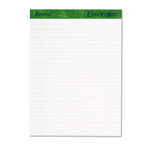 Ampad® wholesale. Earthwise By Oxford Recycled Pad, Legal Rule, 8.5 X 11.75, White, 40 Sheets, 4-pack. HSD Wholesale: Janitorial Supplies, Breakroom Supplies, Office Supplies.