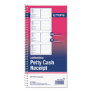 TOPS™ wholesale. TOPS Petty Cash Receipt Book, 5 1-2 X 11, Two-part Carbonless, 200 Sets-book. HSD Wholesale: Janitorial Supplies, Breakroom Supplies, Office Supplies.