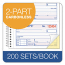 TOPS™ wholesale. TOPS Money-rent Receipt Spiral Book, 2-3-4 X 4 3-4, 2-part Carbonless, 200 Sets-book. HSD Wholesale: Janitorial Supplies, Breakroom Supplies, Office Supplies.