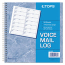 TOPS™ wholesale. TOPS Voice Mail Log Book, 8 1-2 X 8-1-4, 1,400-message Book. HSD Wholesale: Janitorial Supplies, Breakroom Supplies, Office Supplies.