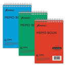 Ampad® wholesale. Memo Books, Narrow Rule, 6 X 4, White, 40 Sheets, 3-pack. HSD Wholesale: Janitorial Supplies, Breakroom Supplies, Office Supplies.