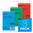 Ampad® wholesale. Memo Books, Narrow Rule, 6 X 4, White, 40 Sheets, 3-pack. HSD Wholesale: Janitorial Supplies, Breakroom Supplies, Office Supplies.