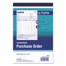 TOPS™ wholesale. TOPS Purchase Order Book, 5 9-16 X 8 7-16, Three-part Carbonless, 50 Sets-book. HSD Wholesale: Janitorial Supplies, Breakroom Supplies, Office Supplies.