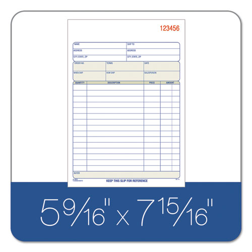 TOPS™ wholesale. TOPS Sales Order Book, 5-9-16 X 7-15-16, Two-part Carbonless, 50 Sets-book. HSD Wholesale: Janitorial Supplies, Breakroom Supplies, Office Supplies.