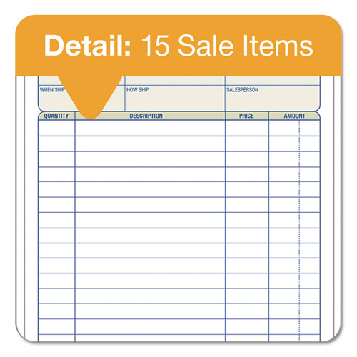 TOPS™ wholesale. TOPS Sales Order Book, 5-9-16 X 7-15-16, Two-part Carbonless, 50 Sets-book. HSD Wholesale: Janitorial Supplies, Breakroom Supplies, Office Supplies.